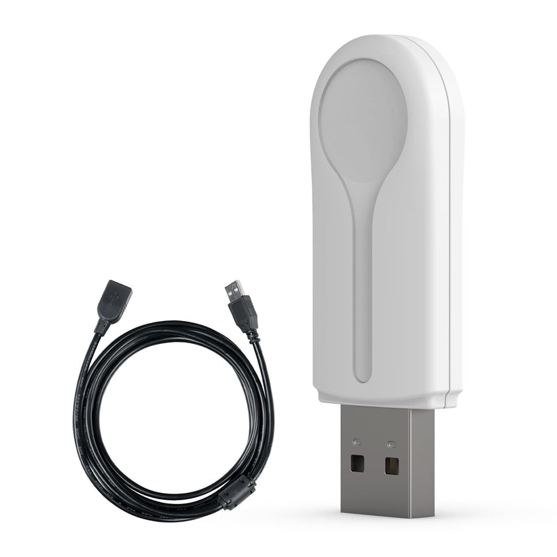 CYCPLUS ANT+ USB Receiver Stick, 3M Extension Cable, Adapter Dongle | For Zwift, Garmin, Suunto & PerfPRO Studio, Compatible with Garmin Forerunner 310XT/405/410/610/910XT, Wireless ANT+