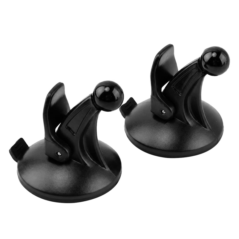 2 Pack GPS Car Mount for Garmin, Windshield Dashboard with Strong Suction Cup, 17mm Ball Mounting Pattern Replacement for Garmin Nuvi, Drive, DriveSmart