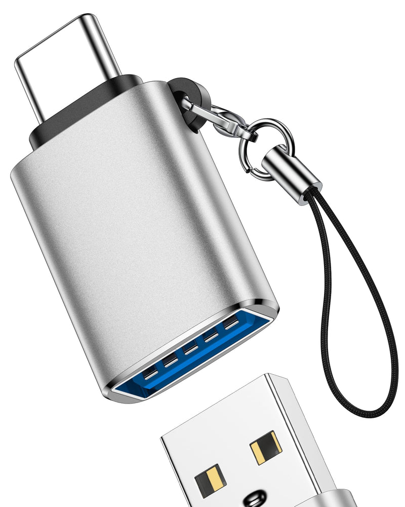 USB-C to USB-A Adapter, 5Gbps USB C Male to USB 3.0 Female OTG Converter | High-Speed Data Transfer & Fast Charging, USB Type-C Connector for iPhone 17 16 15, Samsung Galaxy S26 S25, iPad, MacBook Pro
