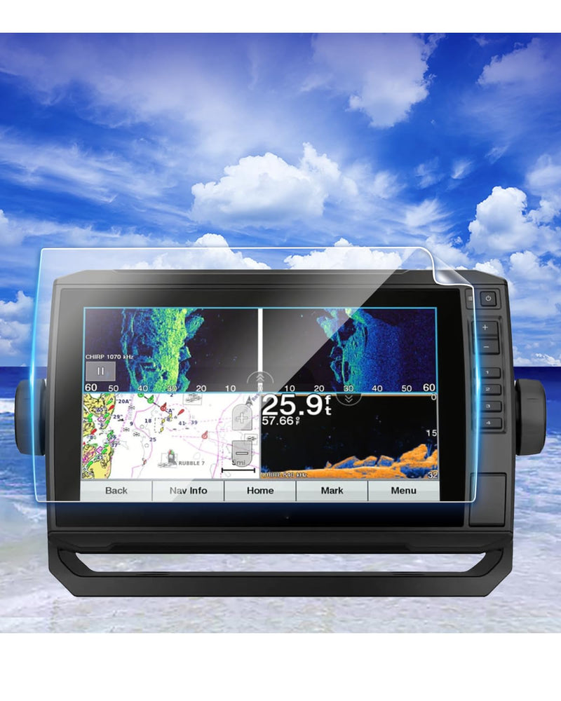 Gar*min Fish Finder Echomap【UHD】 9Inch Nano Screen Protector for Gar*min Echomap UHD 92sv 93sv 94sv 95sv Chartplotters Touchscreen EchoMAP Boat GPS Anti-Scratch HD Clear[NOT for UHD2 9"]