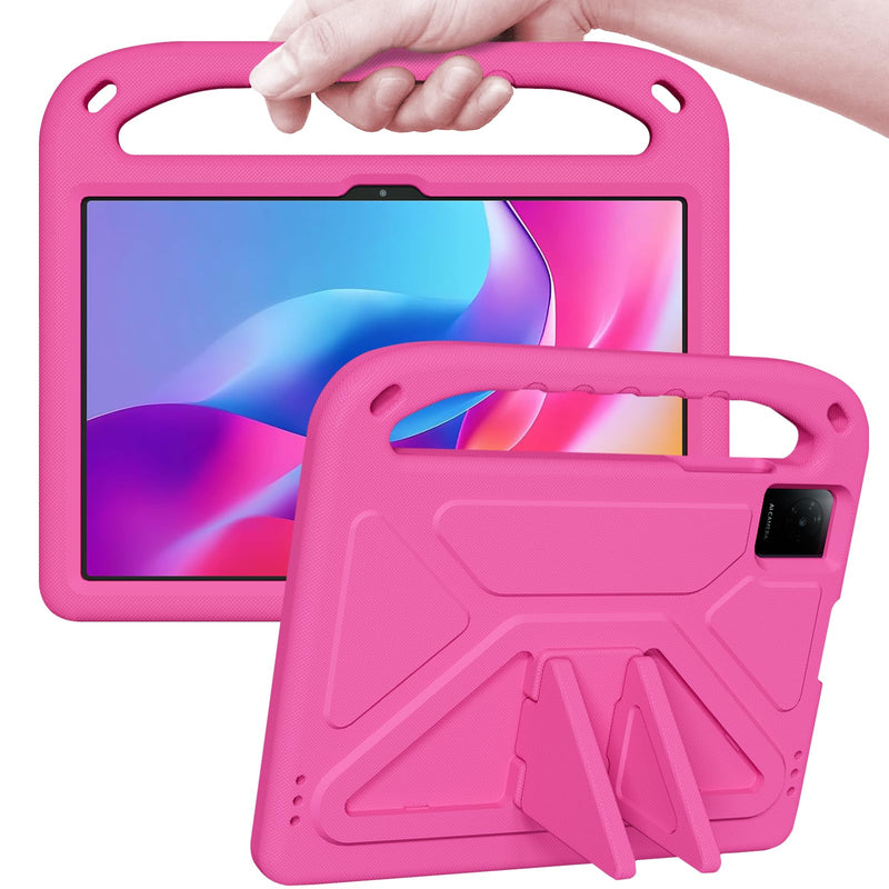 ATOOZ Kids Case for TCL TAB 10 Gen 4 10.1 inch 2026 (Rose) | Shockproof Cover, EVA Foam, Built-in Handle Stand, Easy Carrying, Hands-Free Viewing Rose