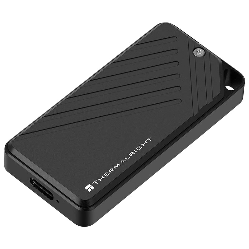 Thermalright HR-EP101 M.2 NVMe SSD Enclosure, 10Gbps USB-C | Pocket-size 10Gbps USB-C M.2 NVMe enclosure for 2230/2242 SSDs, with aluminum body, lanyard cutout, and 1-year warranty