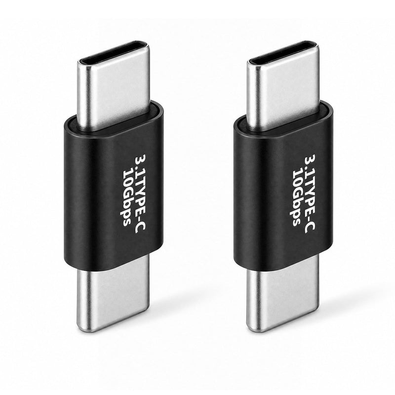 2PCS USB C Male to Male, Support 10gbbps Rate, 30V 5A C-Type Double Plug, USB C Full-Featured, Audio and Video