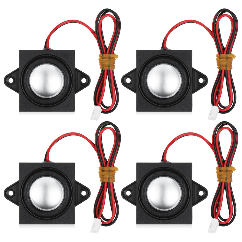 4 Pcs 8 Ohm Speaker 3 Watt Mini Small Speaker | Single Cavity Speaker Full-Range Cavity Mobile Portable Machine Speaker Connector 5V for a Variety of Electronic Projects