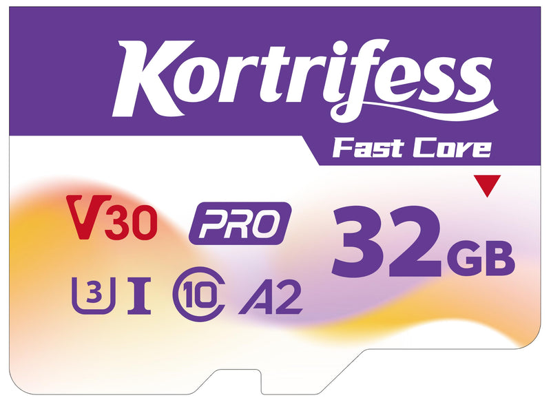 32GB Micro SD Card, microSDXC TF Card UHS-I Flash Memory Card | Read Speed 80MB/s, Class 10, C10, U3, A2, V30 for Smart Phones, DSLR Camera 4K UHD Full HD Video Recording