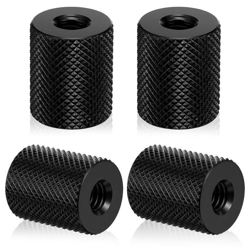 4Pcs 1/4" to 1/4" Threaded Tripod Screw Adapter- 1/4 Camera Screw Converter | 1/4"-20 UNC-2B 0.75" Length Dual-Female Tripod Nut Connectors for Magic Arms, Tripods