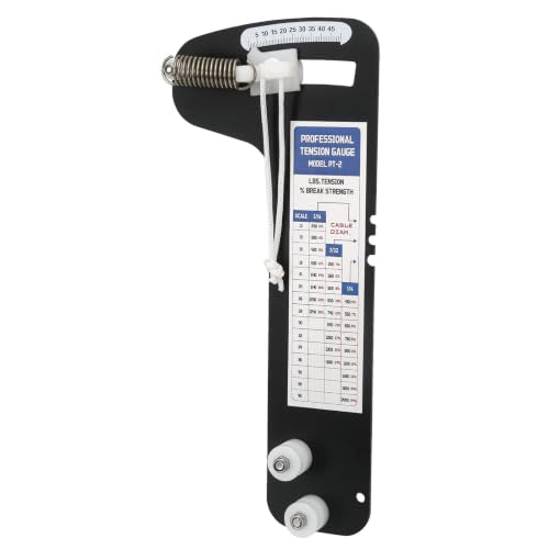 PT-2 Sailboat Rigging Tension Gauge Fit for Cable Diameters 3/16" 7/32"