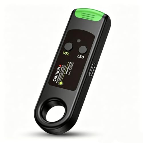 Visual Fault Locator - Portable Green Light Tester for SC FC ST LC (15KM) 15KM