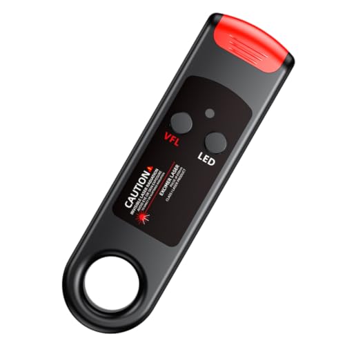 Portable VFL Red Light Fiber Optic Tester SC/FC/ST/LC LED Light (30KM) 30KM