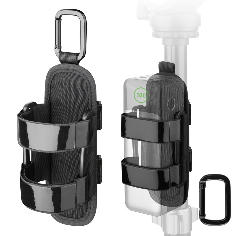 Adjustable Power Bank Holder Strap Mount for Hiking Camping | Universal Portable Charger Holder Mount on Tripod, Backpack, fence, for Outdoor Photography