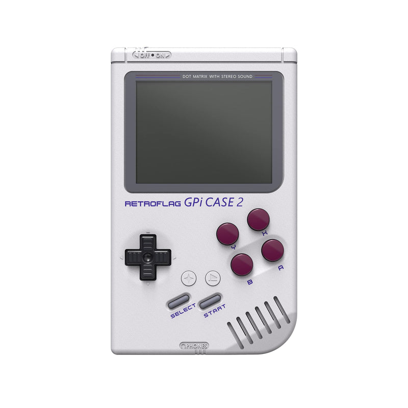 RetroFlag GPi Case 2 for Raspberry Pi CM4,4000mAh Battery, 3.0" 640x480 TFT | DIY handheld retro gaming case for Raspberry Pi CM4 with built-in 4000mAh battery and 3.0-inch 640x480 TFT screen