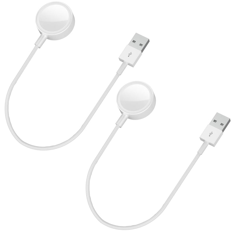 Charging for Apple Watch Charger,1FT/0.3M Short Portable iWatch Charge Cord | 2PACK USB A to Magnetic Wireless Charging iWatch Cable Cord Compatible with i Watch Series 11/10/SE2/9/8/7/6/5/4/3,Ultra 2/1