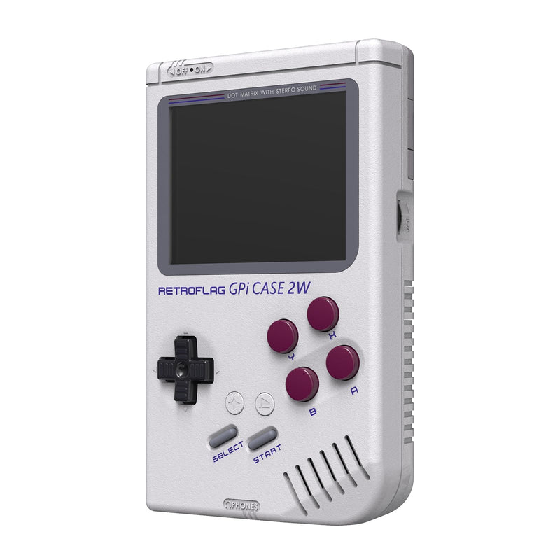 AKNES Retroflag GPi CASE 2W for Raspberry Pi Zero/Zero W /2W, 3" IPS LCD | Retro Gaming Handheld Case, Rechargeable for Long Play, Hotkey & Turbo Button, Easy DIY Install, No Soldering