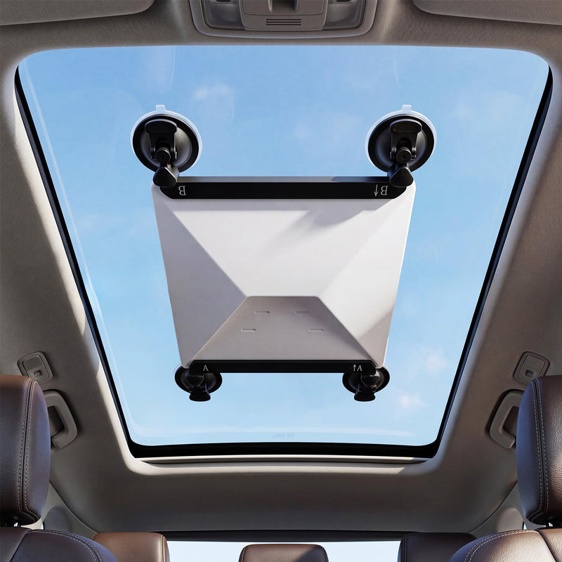 Starlink Mini Suction Cup Mount | for Car Sunroof Window|Strong Grip|No Tool Install|2 Spare Suction Cups|All-Weather Stability for RVs, Trucks, Boats& Camping Black