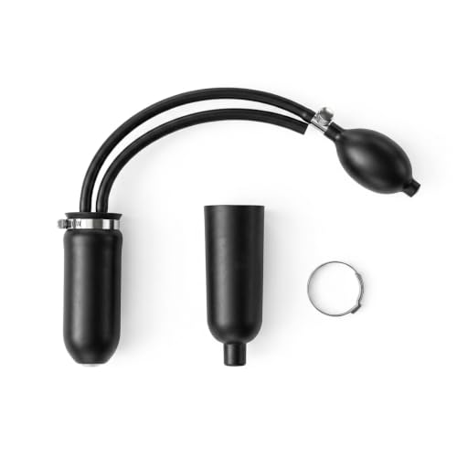 Universal Easy Intake Adapter, Auto Smoke Machine Inflatable Bladder Black