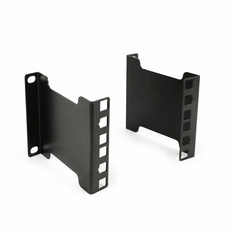 2U Server Rack Depth Extender Kit, 4" Deep Recessed Rack Mount Adapter, TAA Compliant Network Rack Extender for Standard 19" Racks (2u 4inch) 2u 4inch