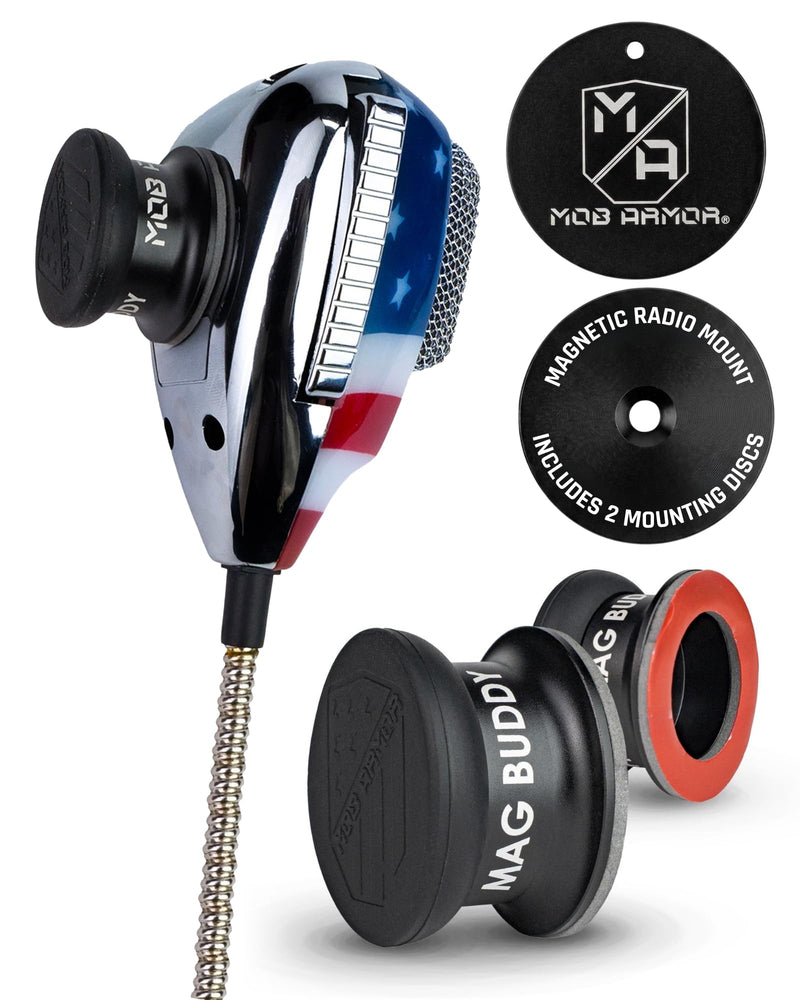 Mob Armor Mag Buddy, Universal Radio & Device Magnetic Mount | High-Strength Magnetic Hold, Rugged All-Day Durability, Universal Device Compatibility, One-Hand Access, Flexible Placement