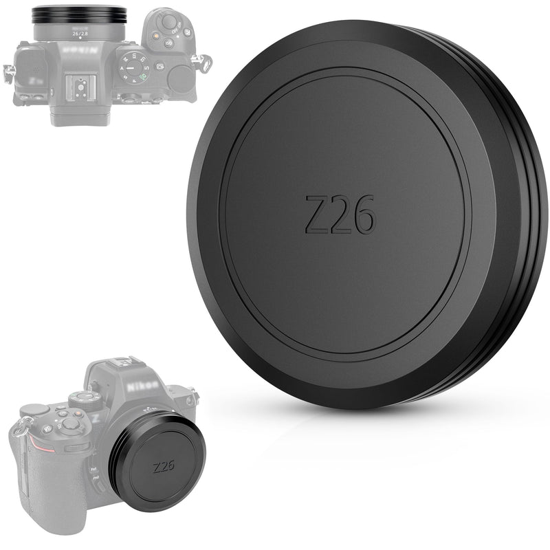JJC Lens Cap for Nikon NIKKOR Z 26mm f/2.8, Aluminum Anti-Dust Anti-Scratches Lightweight Camera Protection Cover, Replace LC-K108 Front Lens Cap, Compatible with 52mm Filters