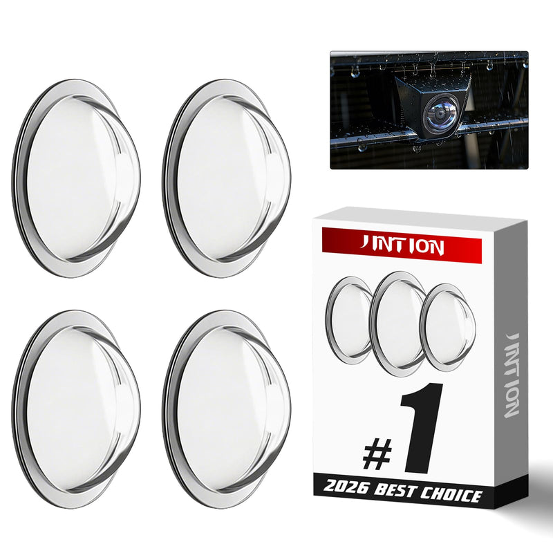 License Plate Camera Deflector Car Lens Protector 4PCS Front Bumper Transparent Cover Backup Anti Rain Shield for Protective Reverse Accessories Guard 2026 New Tempered Glasses View