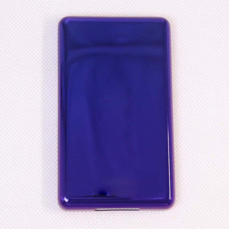 Thin Blank Purple Blue Backplate for iPod 5th 5.5th Video 30gb Metal Back housing case for Classic 6th 80gb 120gb Classic 7th 160gb Thin Version 10.5mm Back housing