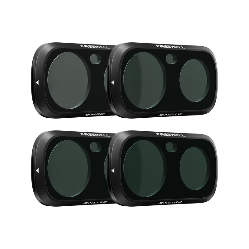 Freewell Standard Day ND Filter Kit for Insta360 Luna Ultra | Includes ND8, ND16, ND32, and ND64 filters for cinematic shutter control in daylight. Standard Day Kit