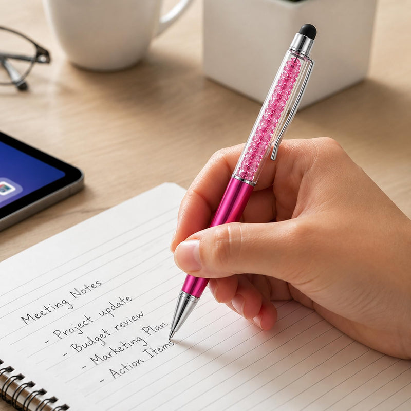 Stylus Pens for Touch Screens, High Precision Capacitive Universal Stylus | Compatible with Tablets Smartphones iPad iPhone Hot Pink