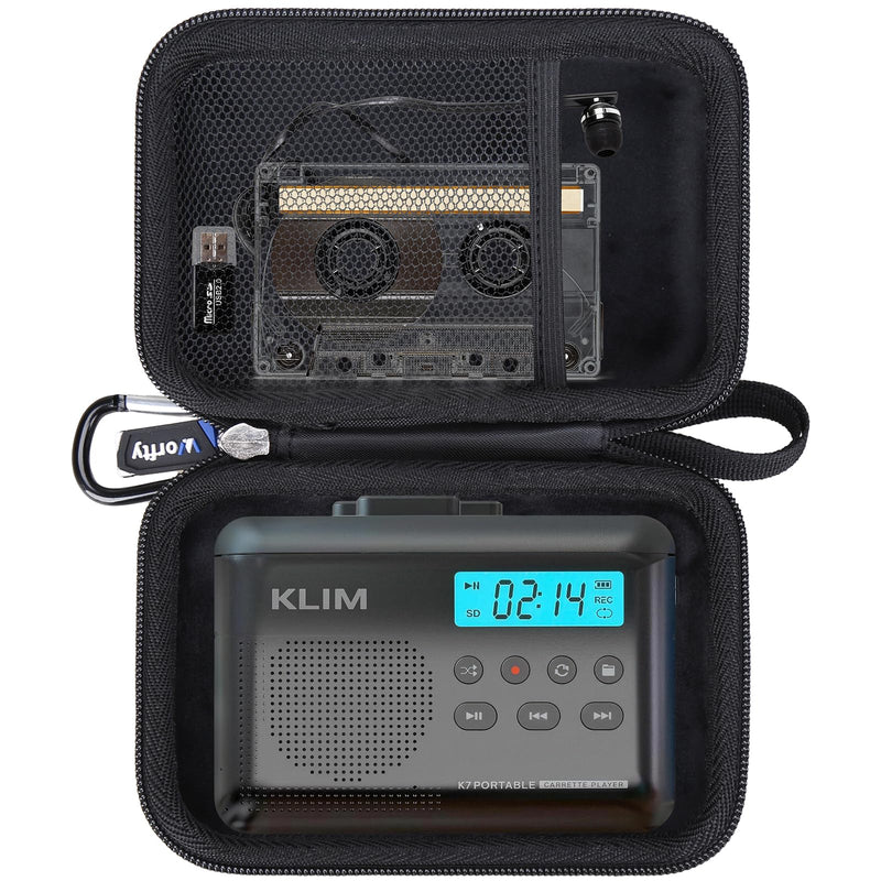 Case for Klim K8 / K7 / K9 Cassette Tape Player Portable Cassette Tape Player, Box Only Black