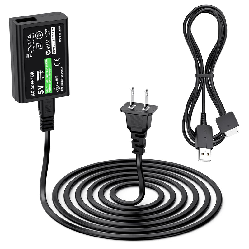 Amzpas PS Vita Charger, Replacement USB Data & Power Charger Cord for Sony PlayStation Vita 1000 Console