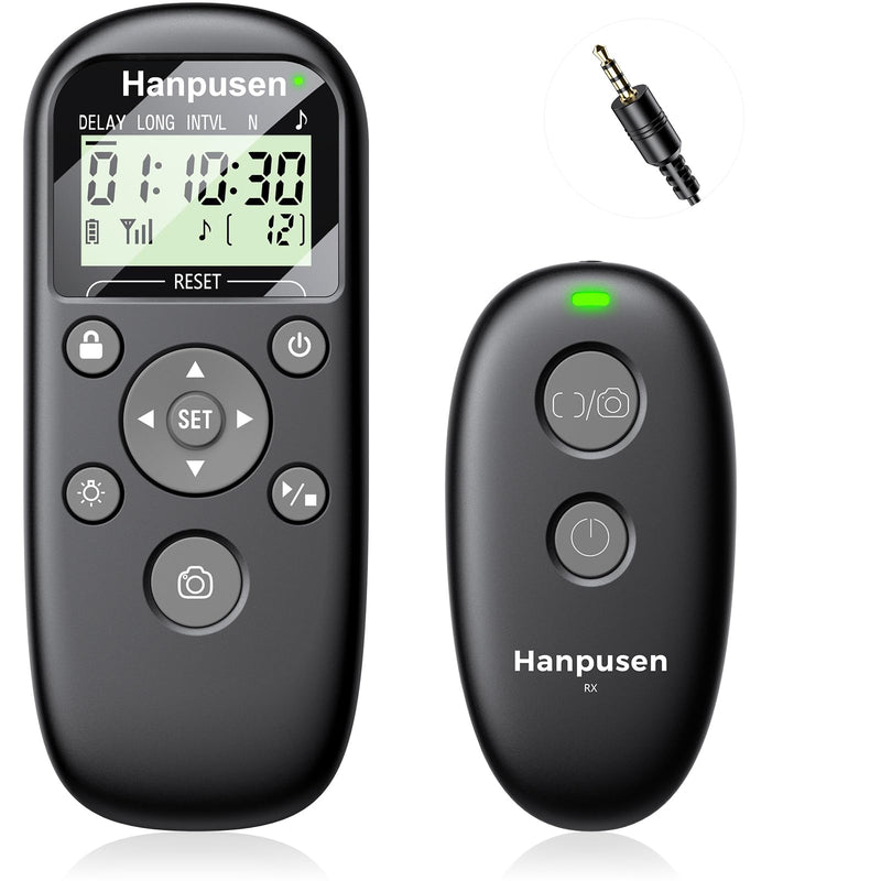 Rechargeable Wireless Timer Camera Remote Shutter Release for Panasonic | Wireless Intervalometer Remote Control for Panasonic S1II, S1IIE, S1RII, G97,GH7, G9 II, S5IIX, S5II, GH6, BS1H, GH5 II, BGH1
