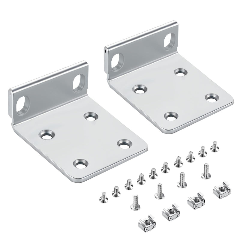 Rack Mount Kit for Ubiquiti Switch | 1U Rack Ears for Ubiquiti 16/24/48 Series Switches, Cabinets Accessories