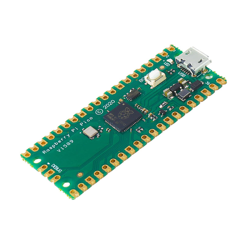 RP2040 Pico Development Board Micro USB 2MB Flash Dual-Core Cortex M0+ Processor for Raspberry Pi Supports C/C++/Python SPI/I2C/UART Interfaces