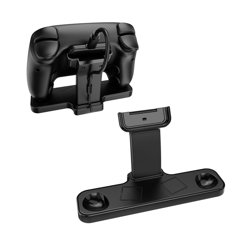 Desktop Charing Stand for Steam Controller 2 (2026) | Steam Controller 2 Holder Base,Cable Management,Puck Support and Anti-Slip Silicone Pad