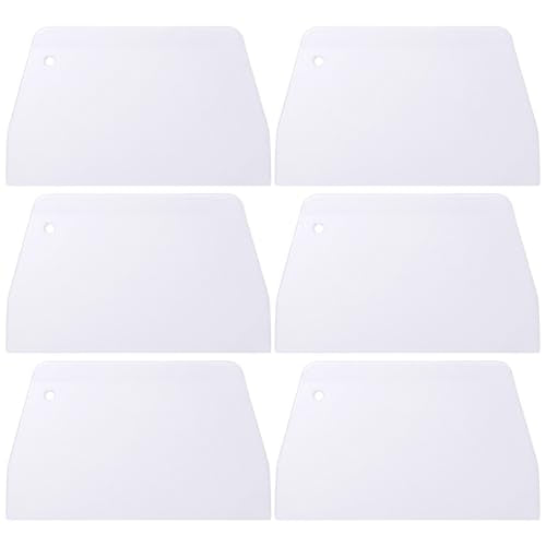 6 Pcs Adhesive Spreader, Plastic Trowel for Hardwood Flooring