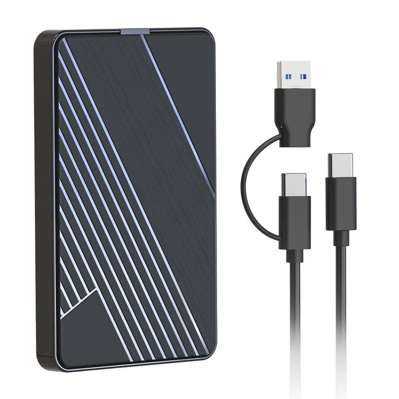 500G External Hard Drive,USB 3.0 and USB-C Storage Expansion Mobile HDD | Portable Slim Extended Storage for PC, Mac, Laptop, PS4, Xbox one, Phone 500G