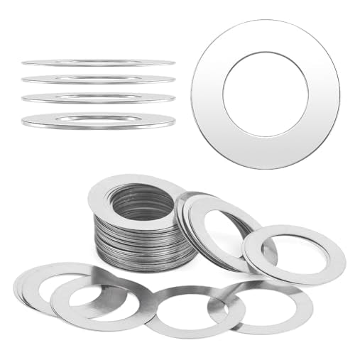 Shim Washer 17 x 22 Precision Spacers Kit 80 Pcs 0.1/0.2/0.3/0.5mm Thick 17 x 22 x 0.1/0.2/0.3/0.5mm