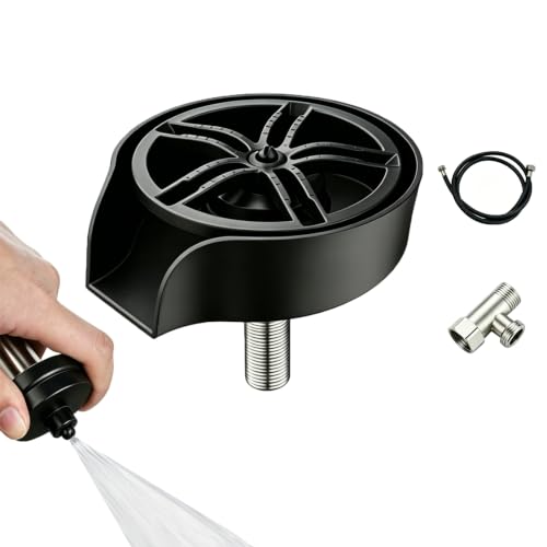 Glass Rinser,Cup Washer for Sink,Cup Cleaner Sink Attachment
