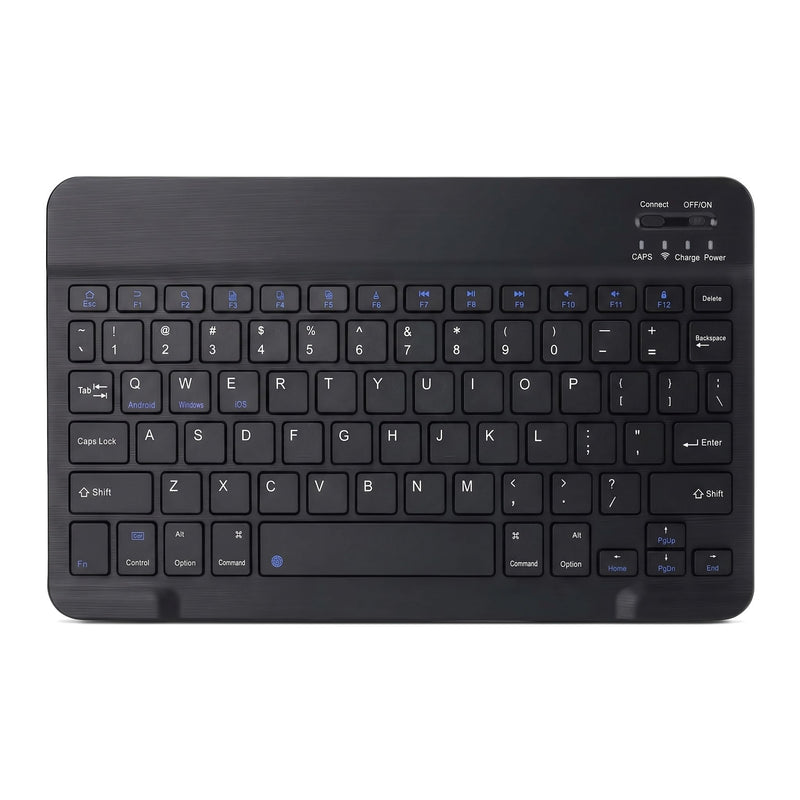 Slim Bluetooth Keyboard for Samsung Galaxy Tablet, Rechargeable Wireless Portable Keyboard for iPad 10th 11th Gen, iPad Pro Air Mini, iPhone Android Smartphone