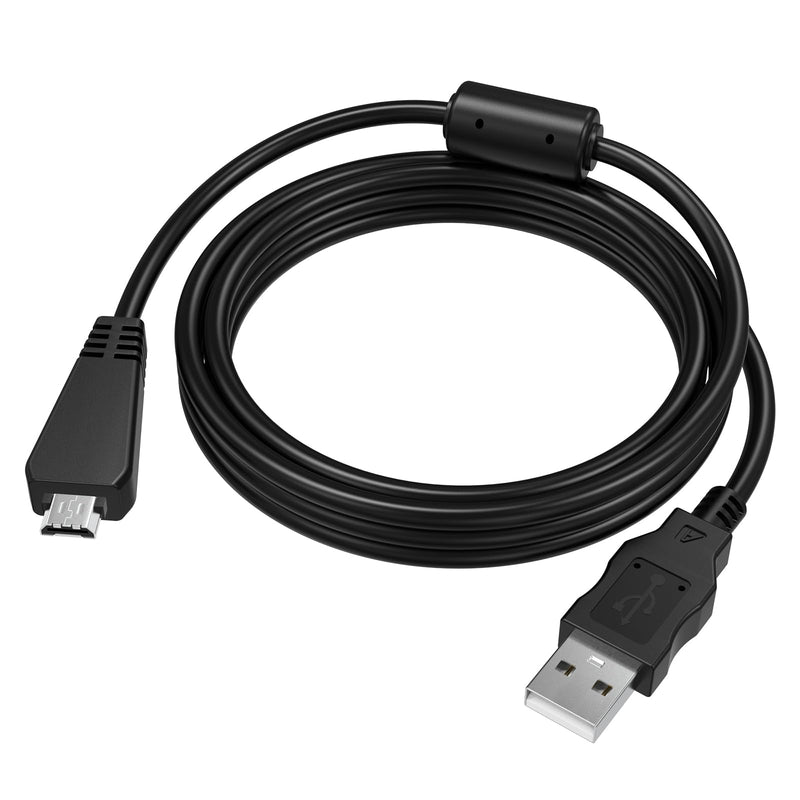 VMC-MD3 USB Data and Charger Cable Compatible with Sony Cyber-Shot DSC-W350 W360 W380 W390 W560 W570 WX7 WX9 WX30 H70 TX100 TX66 Digital Camera, VMC-MD3 USB Cable for PC, Laptops, 4.9ft