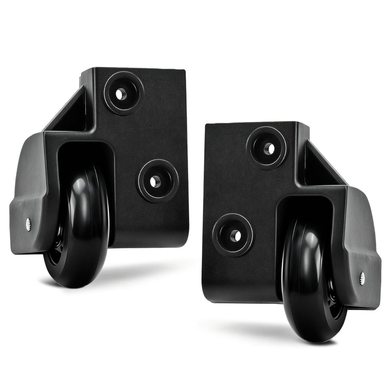 Replacement Wheels for Pelican 1510 1560 Case, Left Right Wheel Housing Kit | Heavy Duty Wheel Kit, Rubber Luggage Wheels, Restores Smooth Rolling, Travel Case Parts & Case Accessories