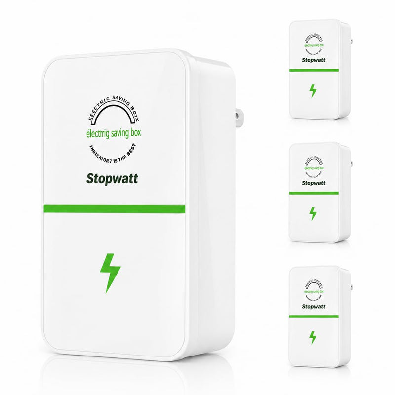 Stop watt Smartplug Device for Home Office, US Plug, 4 Pack White (4PCS) 4PCS