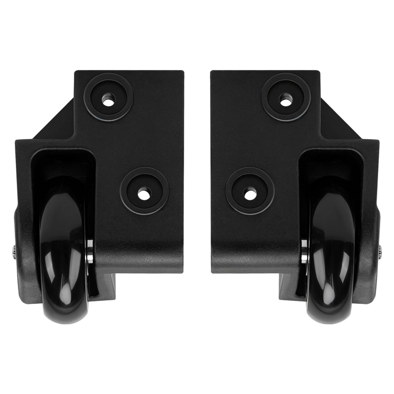 Replacement Wheels for Pelican 1510 1560 Case, Left Right Wheel Housing Kit | Heavy Duty Wheel Kit with 2 Rubber Luggage Wheels, Restores Case Smooth Rolling, Travel Case Parts & Accessories