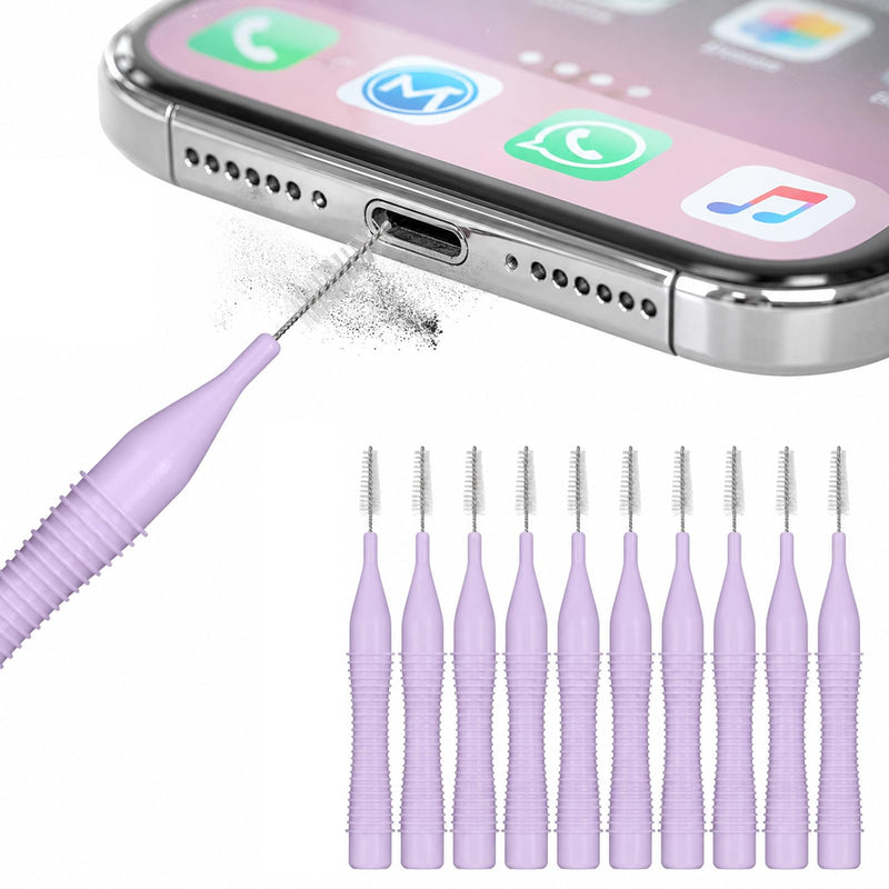 10 Pack Cell Phone Cleaning Kit, Anti-Clogging Mini Brushes Cleaner | Multifunctional Mini Cleaning Dust Remover Tool for 18 17 16 Pro Max Speaker and Receiver, Headphones Tablet Computer Camera
