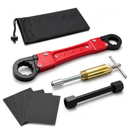 8-Piece Angle Stop Wrench Kit with Compression Sleeve Puller
