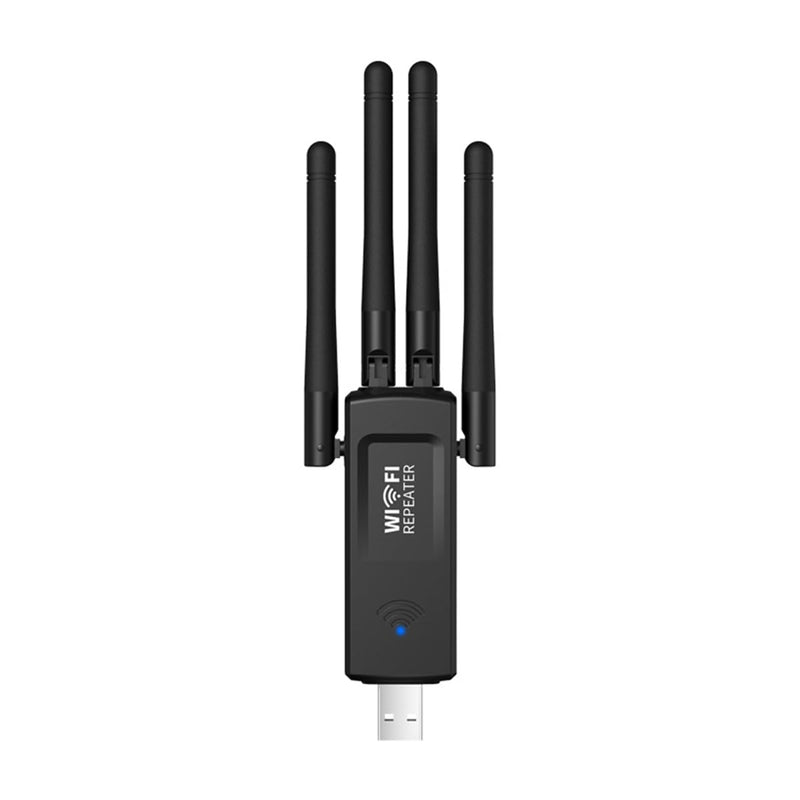 USB WiFi 6 Adapter AX1200Mbps, Dual Band Wireless Network Adapter with 2×5dBi Antennas and Bluetooth 5.4 for PC Laptop Desktop Windows