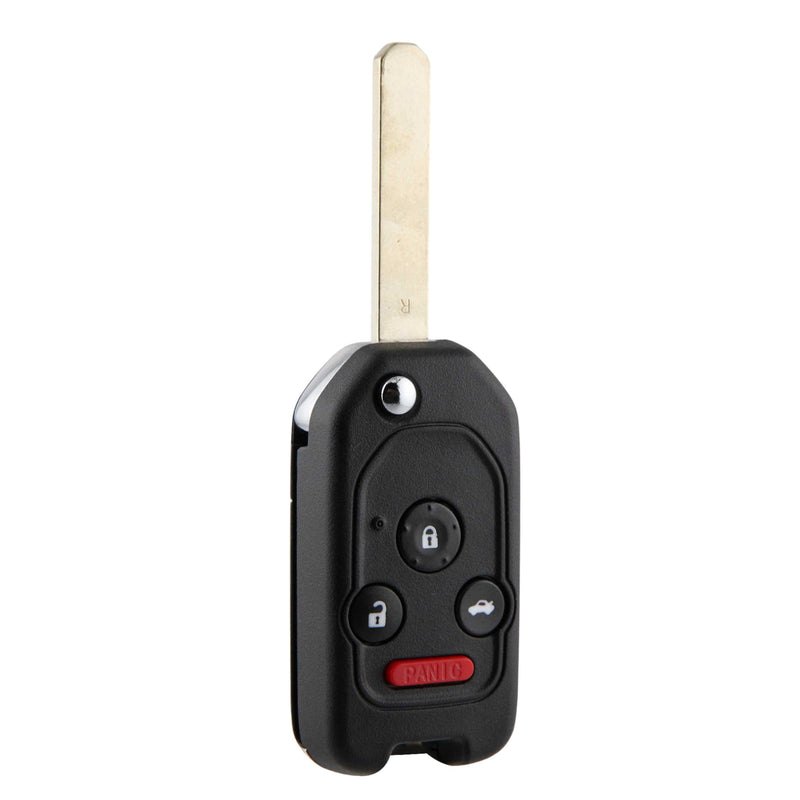 Remote Key Fob Flip Style Upgrade Replacement for 2008 2009 2010 2011 2012 2013 2014 2015 Honda Accord Pilot (KR55WK49308 35118-TA0-A00) One