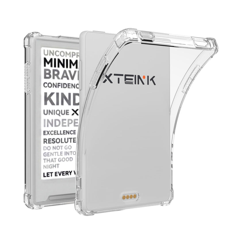 Case for Xteink X3,Clear Soft TPU Back Cover,Thin & Lightweight | Transparent Flexible Skin Bumper Back Shell,Scratch Proof & Shockproof Clear