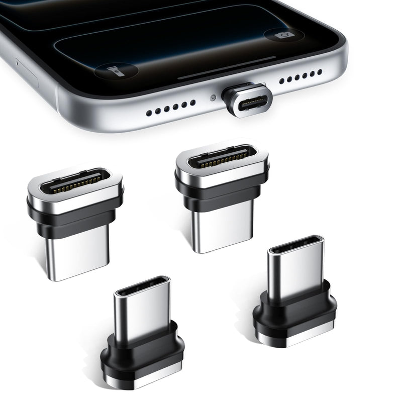 USB C Dust Plugs, 4 Pack USB TypeC Port Anti Dust Cover Not Affect Charging | Compact USB-C Dust Plug & Adapter, Compatible with iPhone 17 16 15 Pro Max Plus Samsung S25 S24 Ultra & Type-C Devices & More