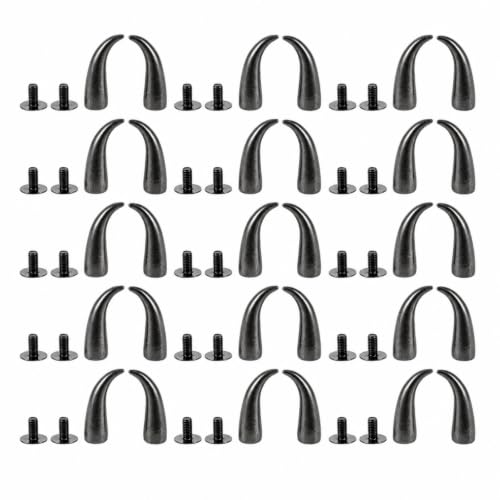 40pcs Spikes for Clothes, Studs and Spike Rivets, Punk Studs