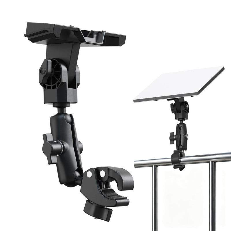 Starlink Mini Mount-360° Adjustable Pipe Clamp Mount for Starlink Mini Dish,Pole Mount Adapter for Round Tubes 0.6-1.4in Diameter,Rust-Proof Starlink Mini Accessories for RV, Boat, Camper,Balcony