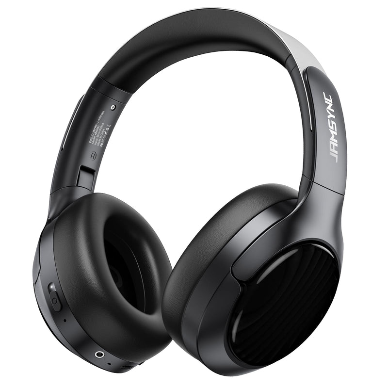 Wireless Noise Cancelling Headphones, 120H Playtime, Over Ear Headphones | 45dB Hybrid active passive noise cancelling headphones, Bluetooth 6.0, balanced sound, soft ear cups, 120H travel office